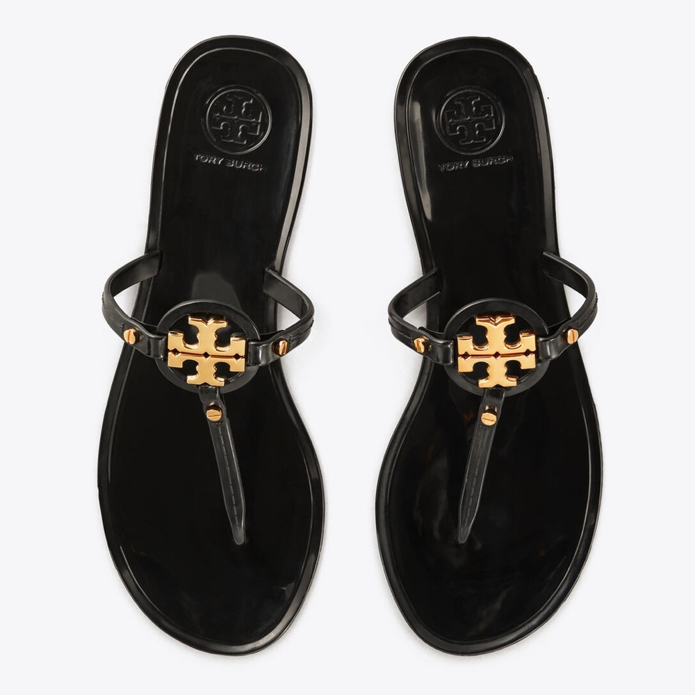 Tory Burch mini Miller jelly sandal black 9